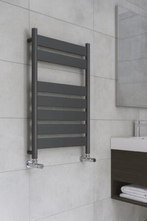 BORA BORA Zwarte Designradiator 500x800 | Compact & Krachtig