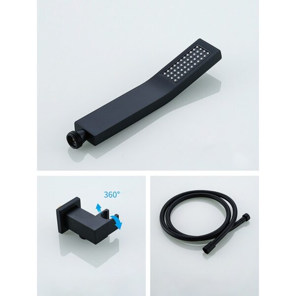 Inbouw Douche kraan Silence zwart