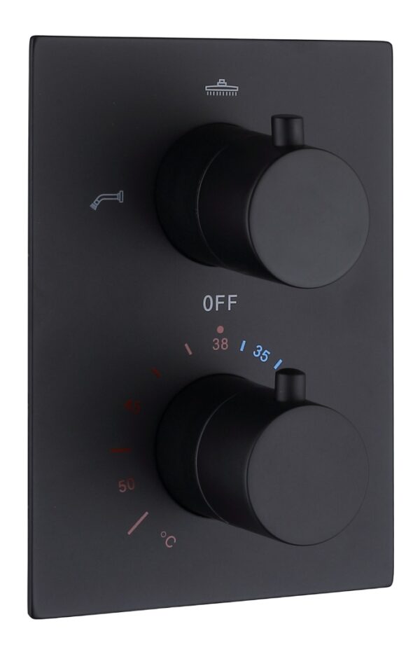 Inbouw Douche kraan Silence zwart