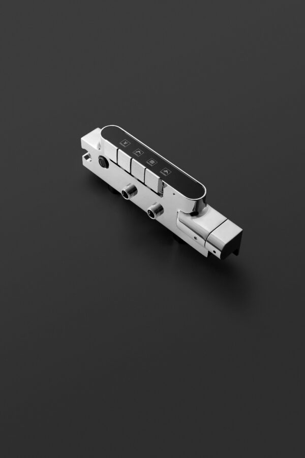 multi zilver 2 vierkant Opbouw Douche kraan Multi vierkant zilver