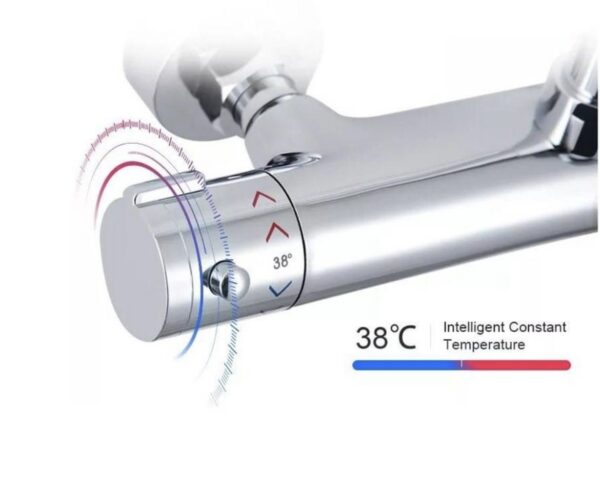 Opbouw Douche kraan Silence zilver