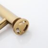 geborsteld goud hoog 2 Wastafelkraan opbouw geborsteld goud hoog