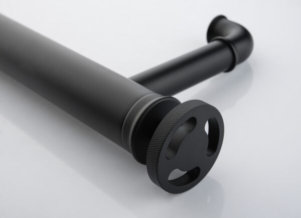 zwart hoog 2 Wastafelkraan opbouw zwart hoog