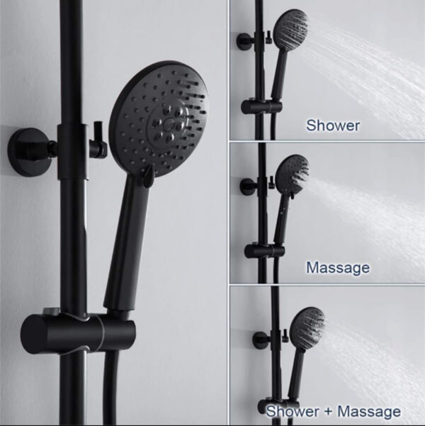 Regendouche Luxe zwart